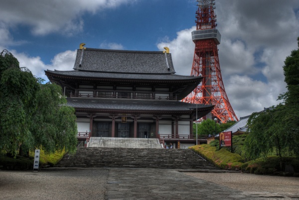 Le temple Zojoji